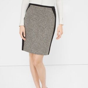 White House Black Market | Tweed Panel Women’s Pencil Skirt | Size: 0